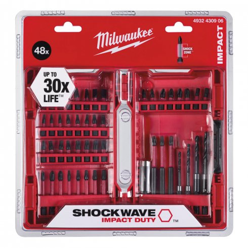 Набор бит и сверл Milwaukee Shockwave (48 шт.) (4932430906)