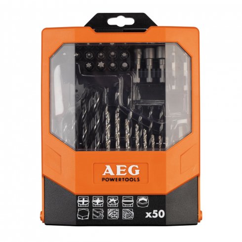 Набор бит/сверл AEG (50 шт.)