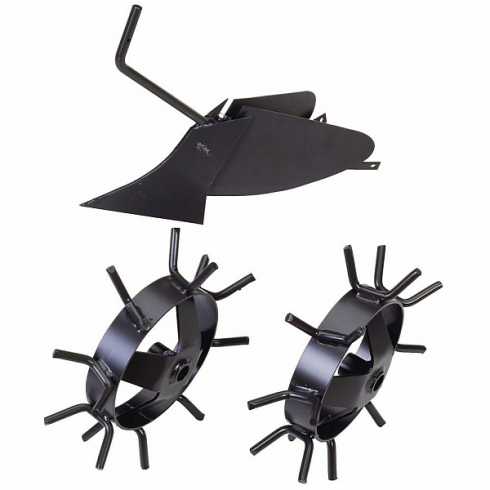 Плуг-окучник с металлическими грунтозацепами Husqvarna TF 225, TF 335, TF 435 P