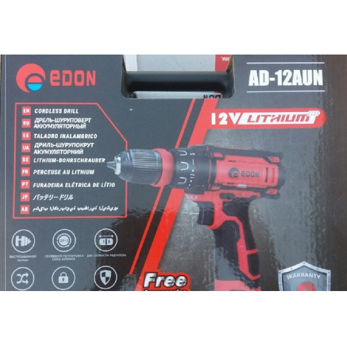 Дрель-шуруповёрт Edon AD-12AUN