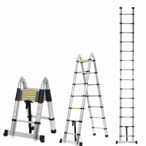 Лестница телескопическая Алюмет DTLH 2.2