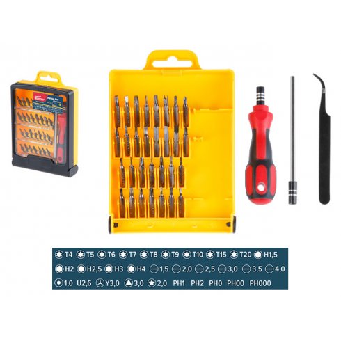 Набор бит Wortex (33 пр.) (WSCS0028U13314)