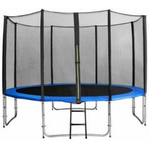 Батут Atlas Sport 374 см - 12ft PRO (усиленные опоры) Blue