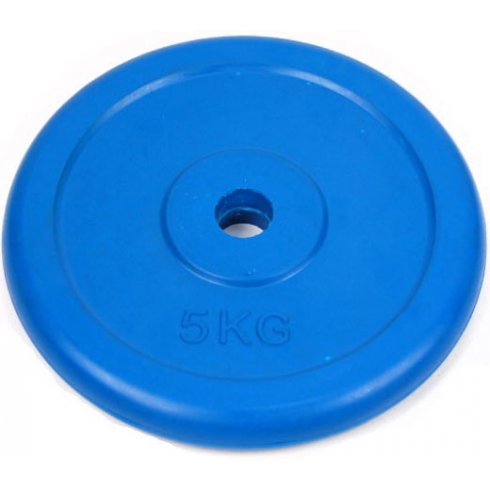 Диск обрезиненный 5кг Atlas Sport металлическая основа (посад. диаметр 26 мм)