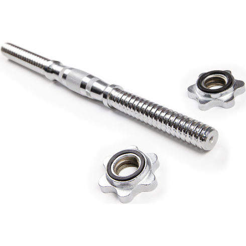 Гриф для гантелей Atlas Sport 25*400мм 1,65 кг (полнотелый) с железной ручкой