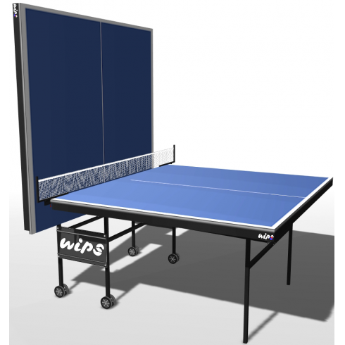 Стол теннисный складной усиленный на роликах Wips Royal 61021