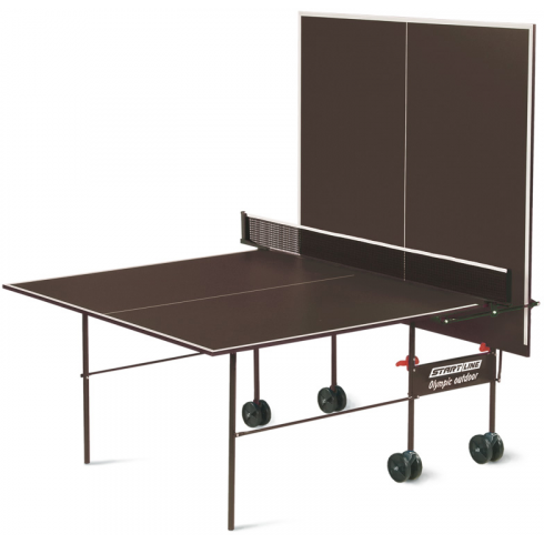 Теннисный стол Start Line Olympic Outdoor 6023 , 15 мм влагостойкая фанера, на роликах, складной