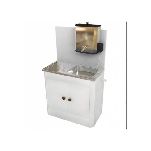 Умывальник "Акватекс" ДУЭТ с водонагревателем для дачи "Петромаш" ЭВБО-15/1,25Н белый, белое золото, медь, бронза, серебро,аквамикс, лагуна