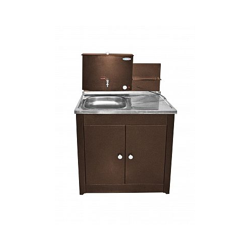 Умывальник Акватекс ДУЭТ (бак антикорроз. с ЭВН+мойка нерж.) бронза,аквамикс