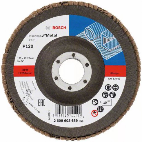 Лепестковый круг Bosch Standard or Metal