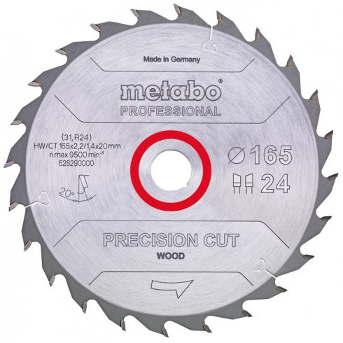 Диск пильный Metabo 160х20x2.2 мм 42 зуб. по дереву (628072000)