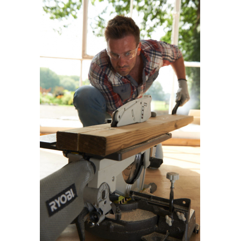 Пила торцовочная комбинированная (+распиловочный станок) Ryobi RTMS 1800 G