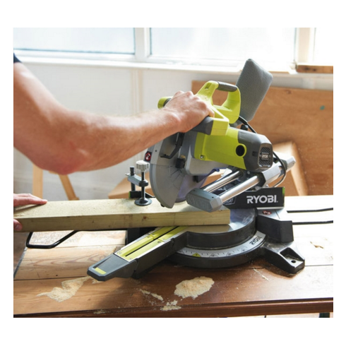 Пила торцовочная с протяжкой Ryobi EMS 254 L