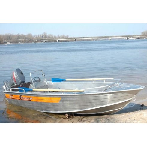 Алюминиевая лодка Wellboat-42К