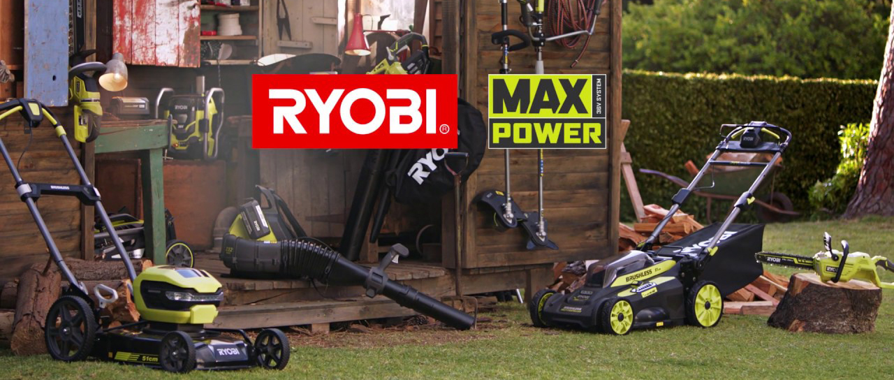 Строительное и садовое оборудование от Ryobi.