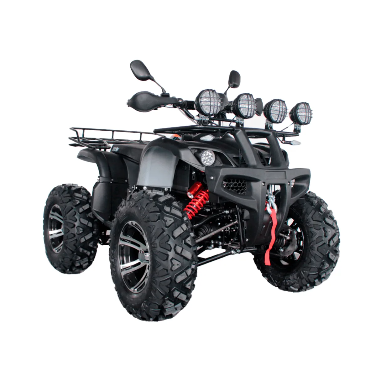  Электроквадроцикл GreenCamel Сахара A4500 4x4 (черный)