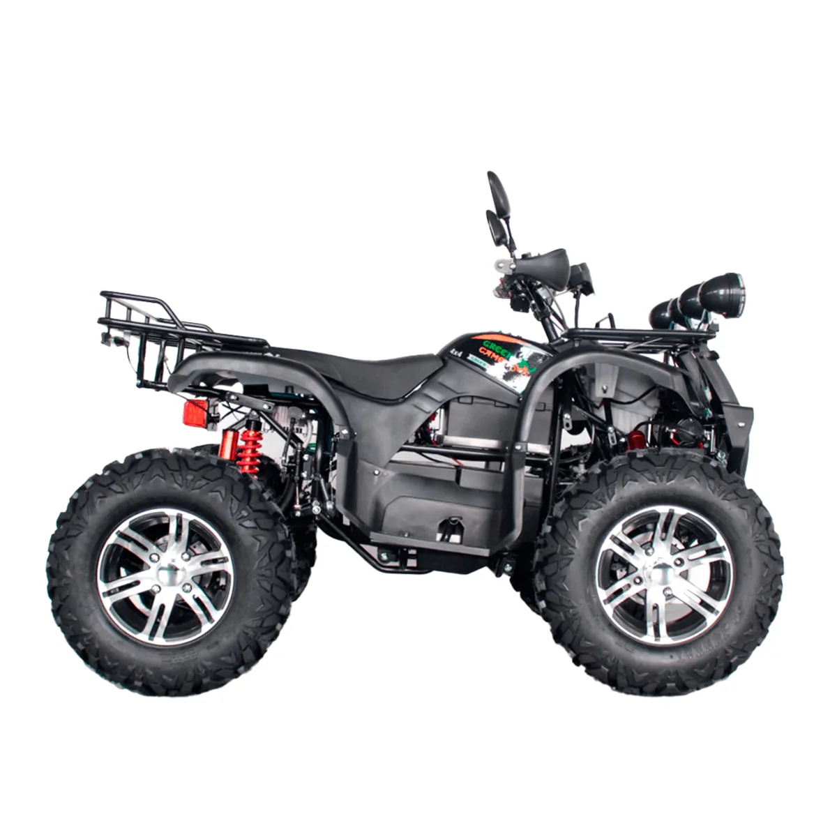  Электроквадроцикл GreenCamel Сахара A4500 4x4 (черный)