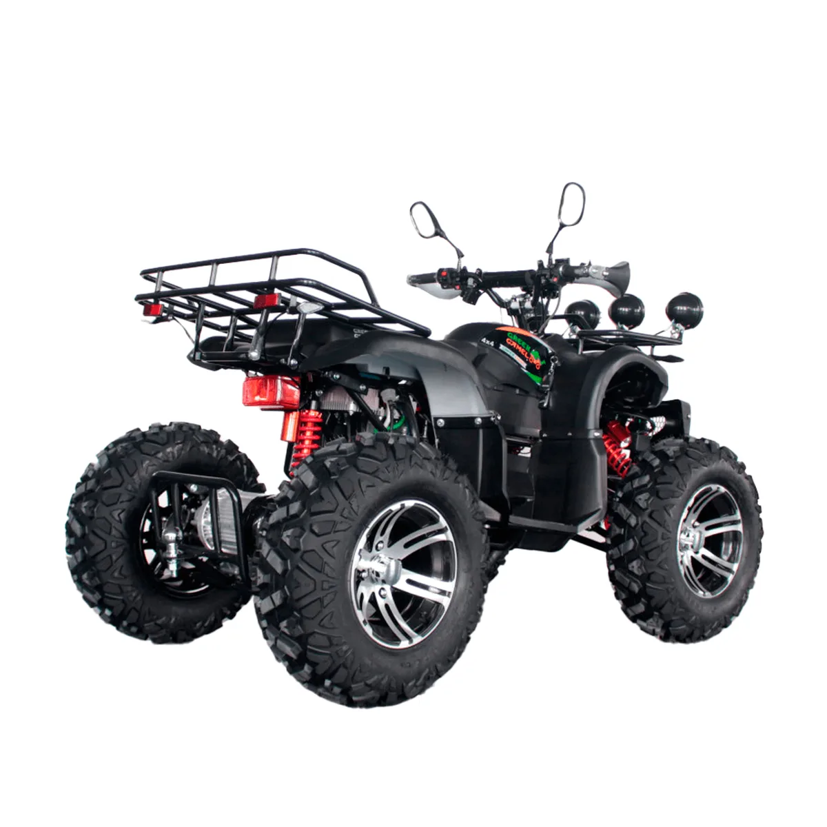  Электроквадроцикл GreenCamel Сахара A4500 4x4 (черный)