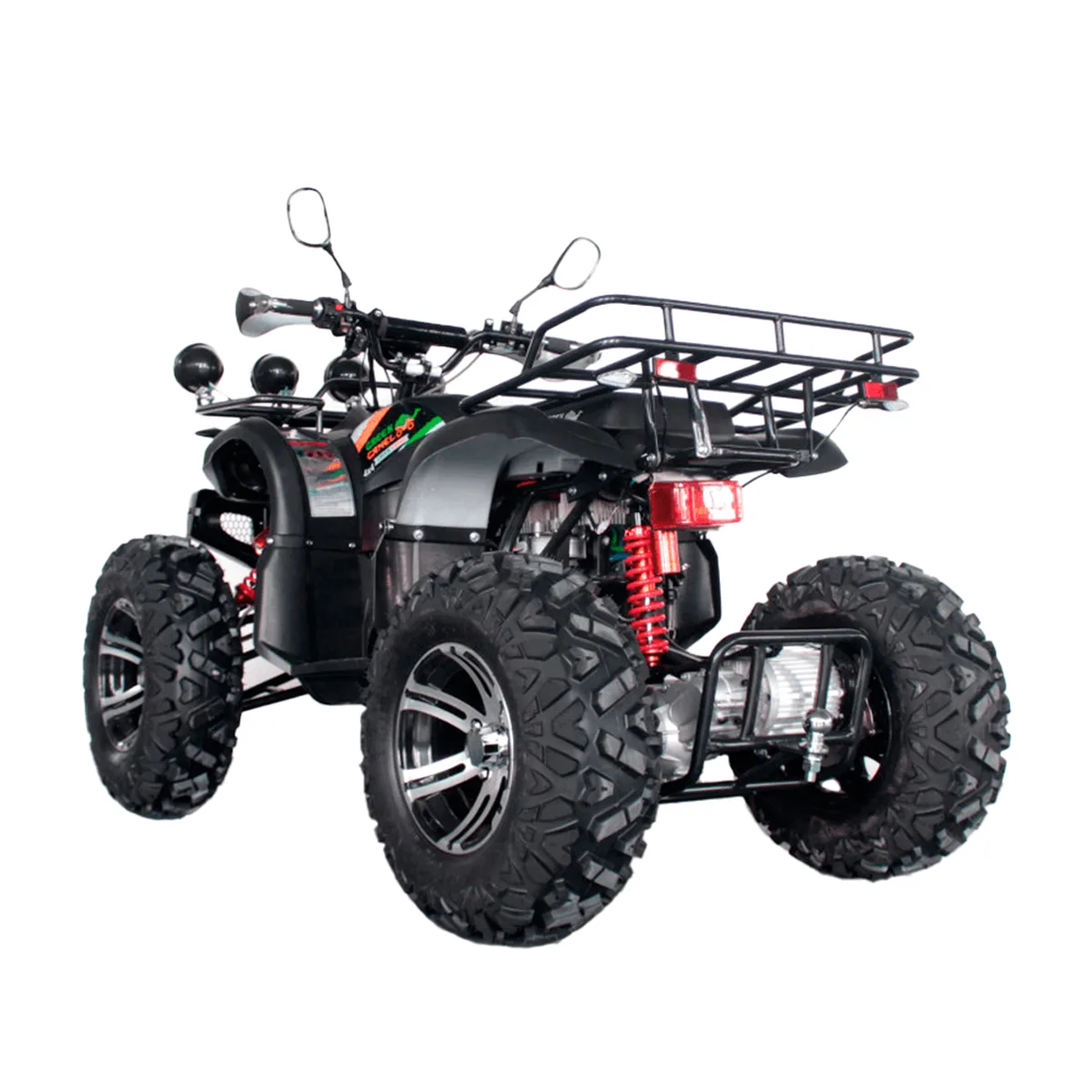  Электроквадроцикл GreenCamel Сахара A4500 4x4 (черный)