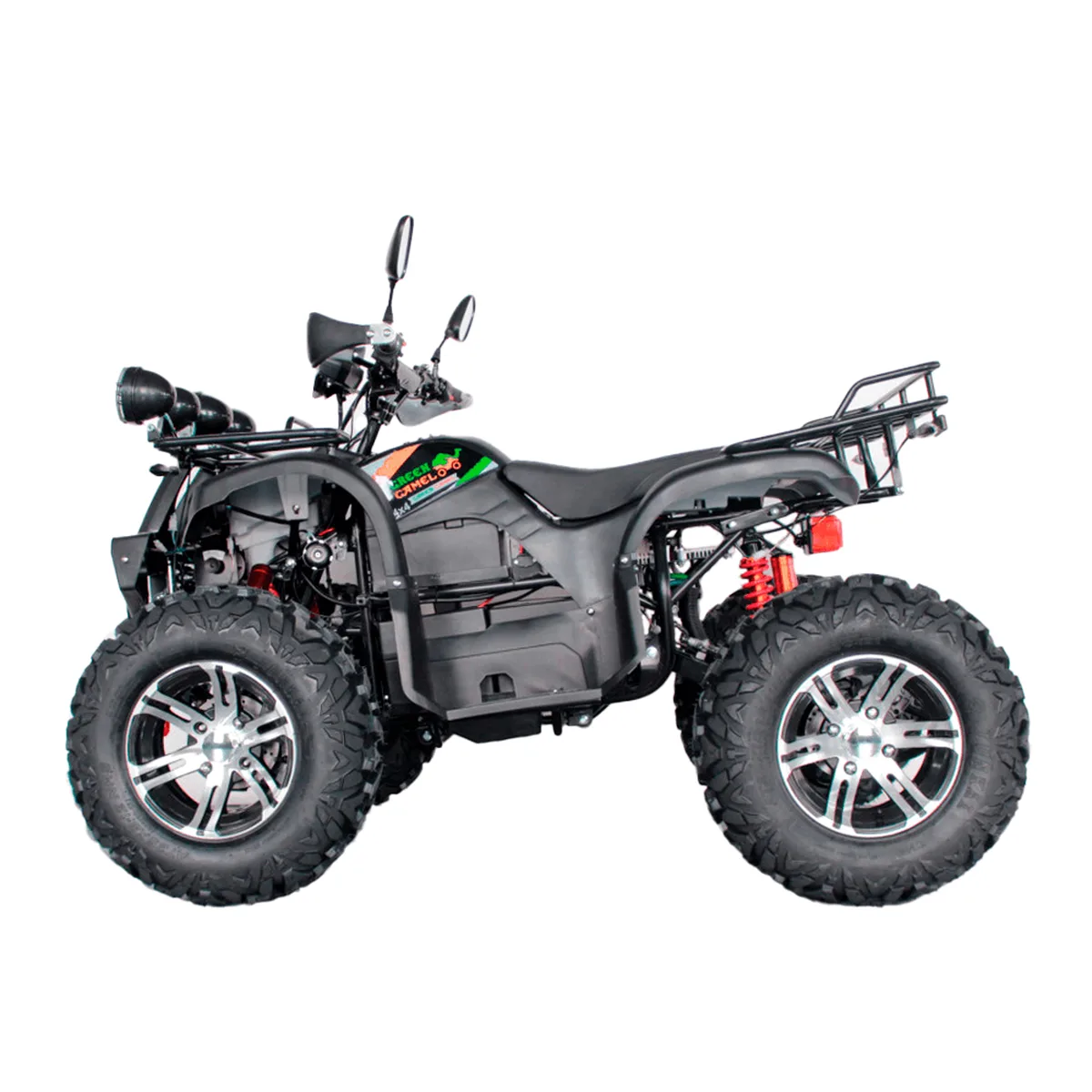  Электроквадроцикл GreenCamel Сахара A4500 4x4 (черный)