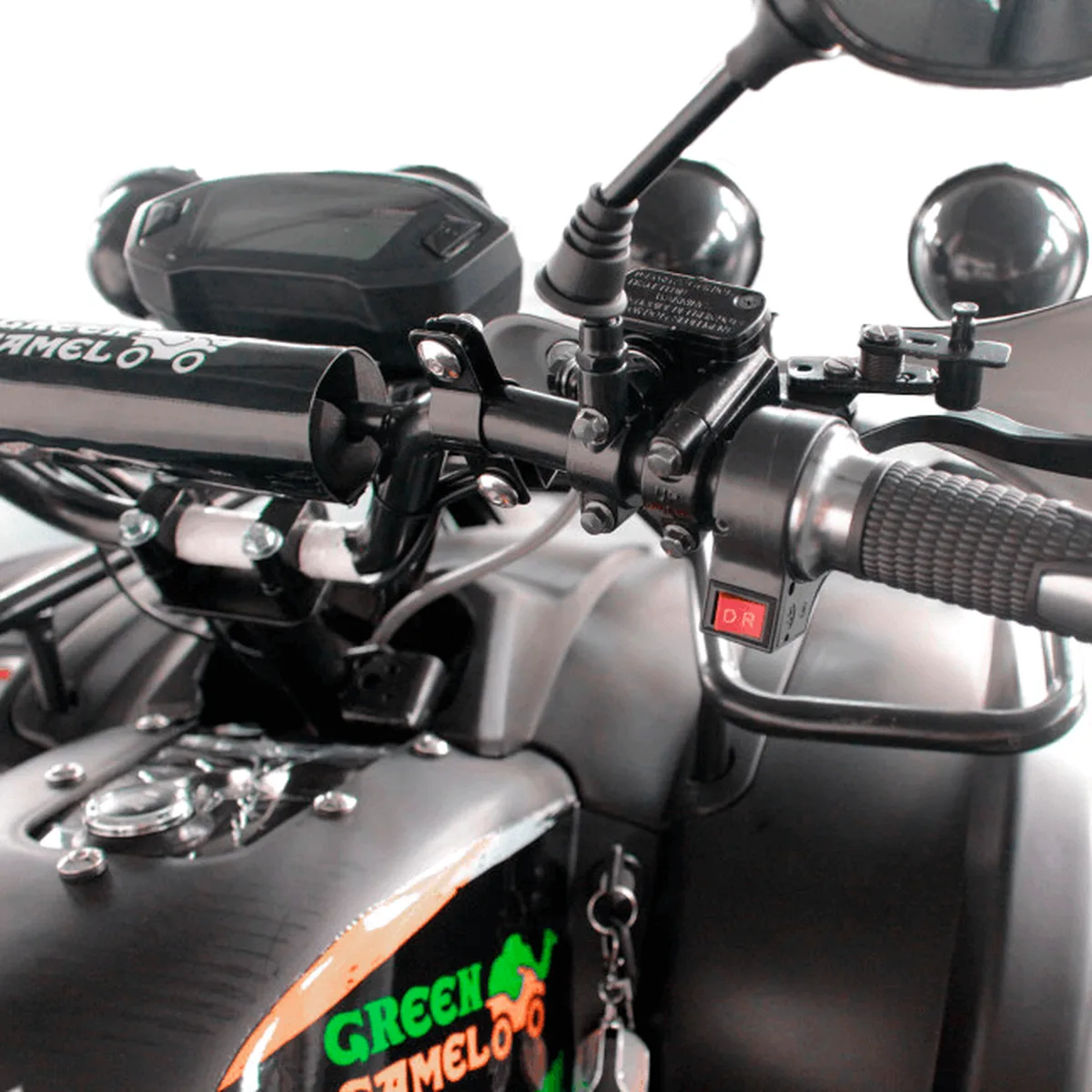  Электроквадроцикл GreenCamel Сахара A4500 4x4 (черный)